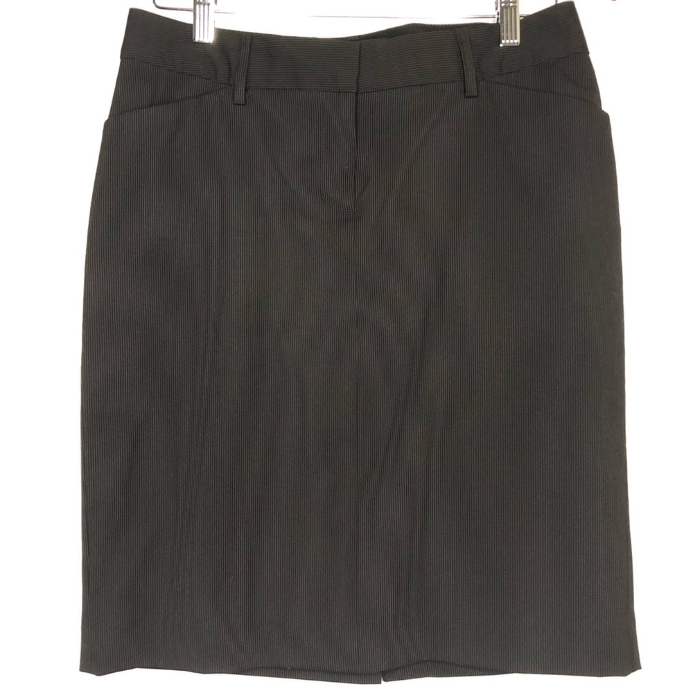 NWT Express Black Pinstriped Pencil Skirt